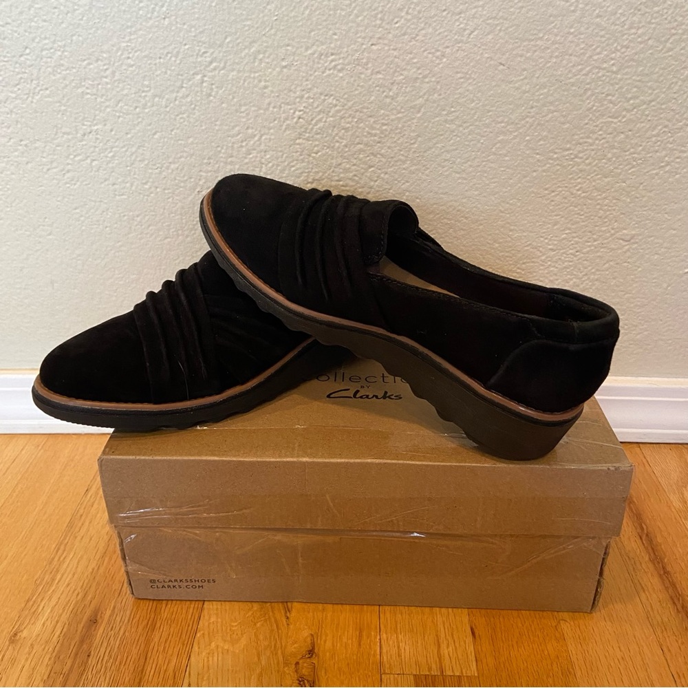 Clarks Sharon Villa Wedge Loafer